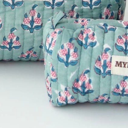 Floral Organizer Pouch-Small - Juniper Collective LLC