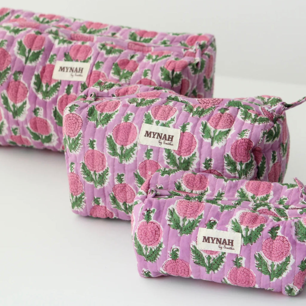 Floral Organizer Pouch-Small - Juniper Collective LLC