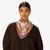 French Square Scarf in Pagode Off White - Juniper Collective LLC