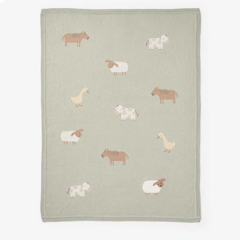 On The Farm Baby Blanket - Juniper Collective LLC