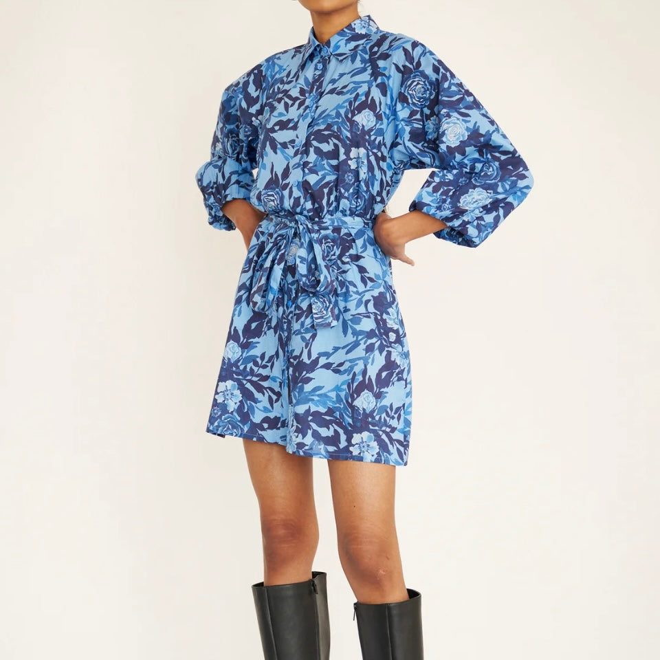 Daisy Dress in Bibi Rose Clematis - Juniper Collective LLC