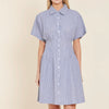 Stripe Dart Waist Dress - Juniper Collective LLC