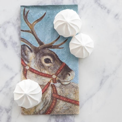 Dashing Reindeer Guest Napkins - Thumbnail 2