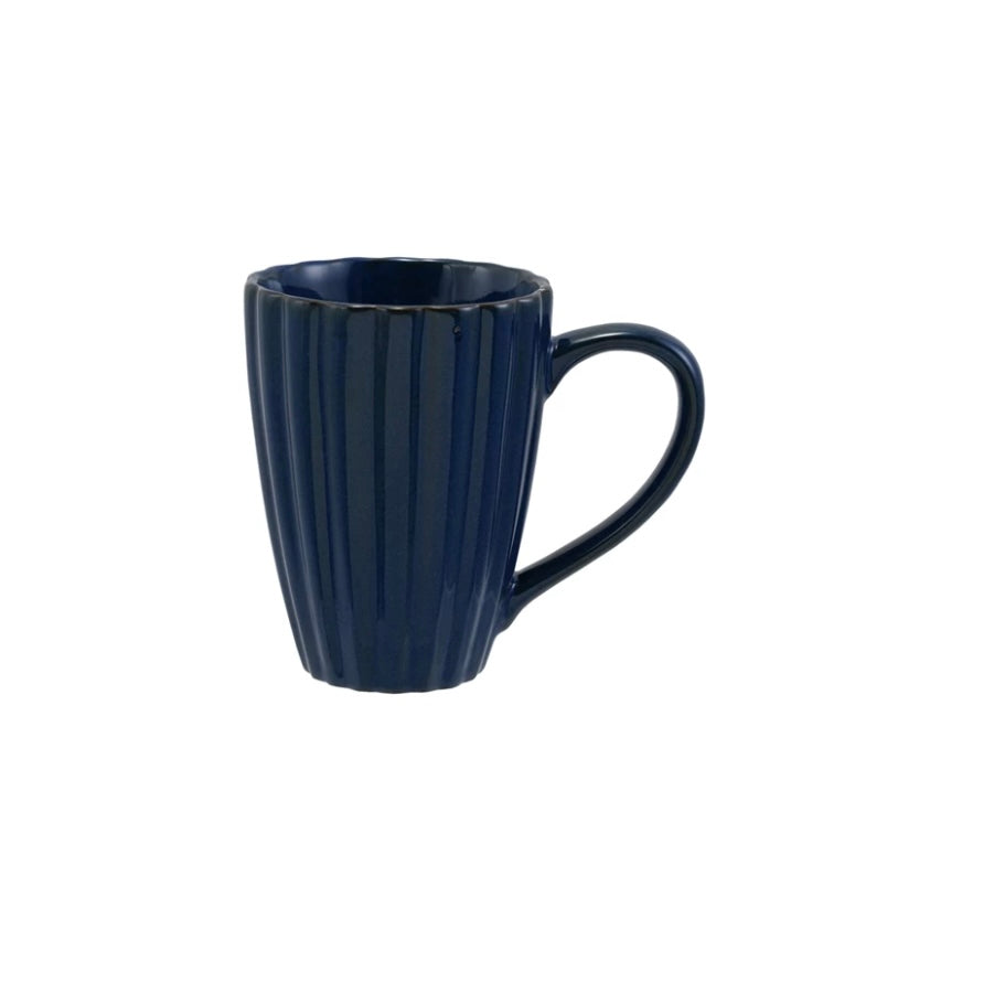 Stoneware Ribbed Mug - Juniper Collective LLC