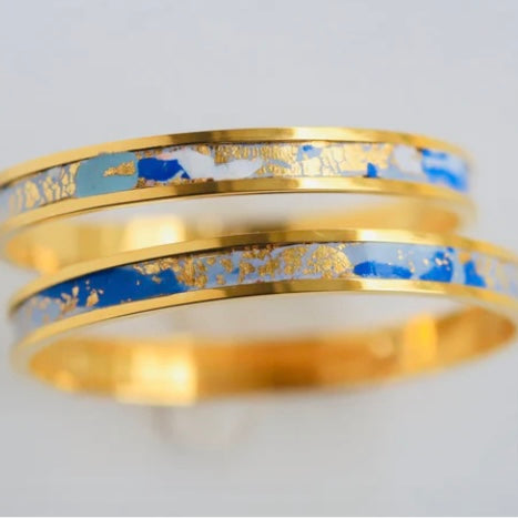 Lummo Colorpop Gold Bangle Bracelet - Juniper Collective LLC