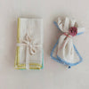 Cotton Napkins with Blanket Stitch Colored Edge - Juniper Collective LLC