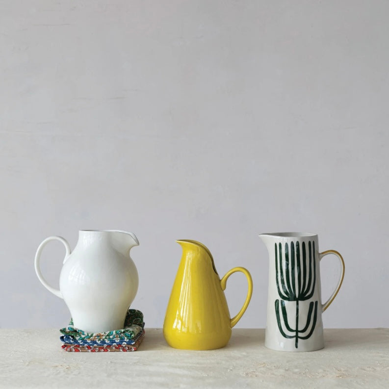 Quart Stoneware Pitcher - Juniper Collective LLC