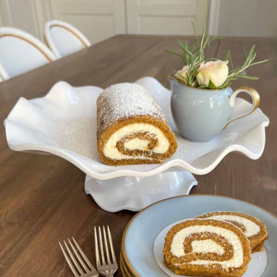 Vida Havana Melamine Pedestal Cake Plate - Juniper Collective LLC