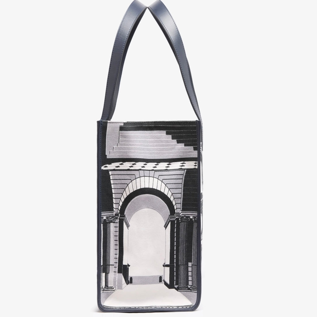 Louvre Architecture Shopping Bag - Juniper Collective LLC