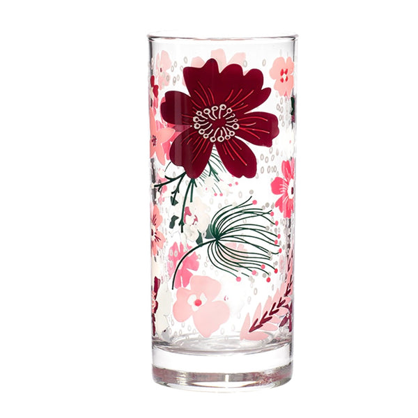 Pink Garden Highball Glass - Juniper Collective LLC