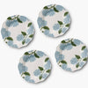 Hydrangea Melamine Dessert Plate - Juniper Collective LLC