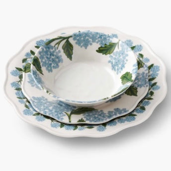 Hydrangea Melamine Dinner Plate - Juniper Collective LLC