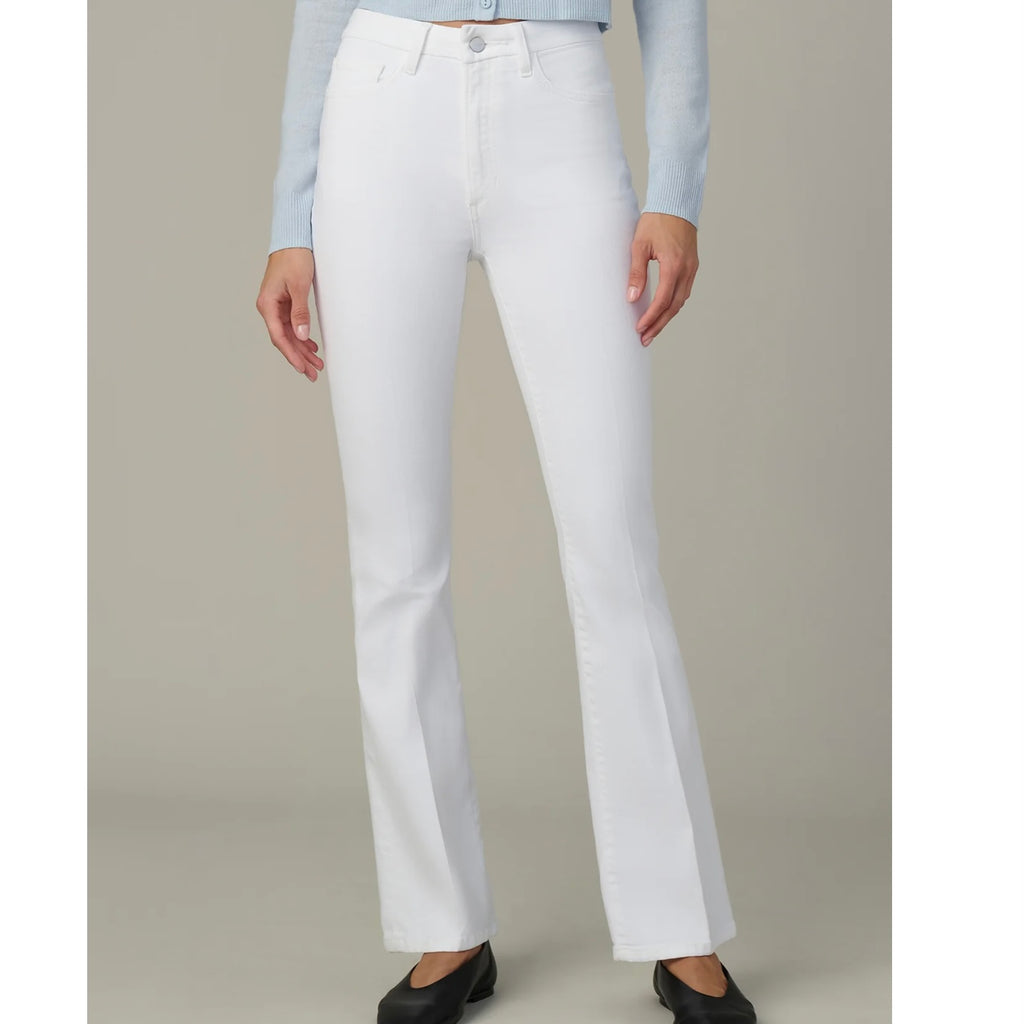 The Hi Honey Bootcut Jean in White - Juniper Collective LLC