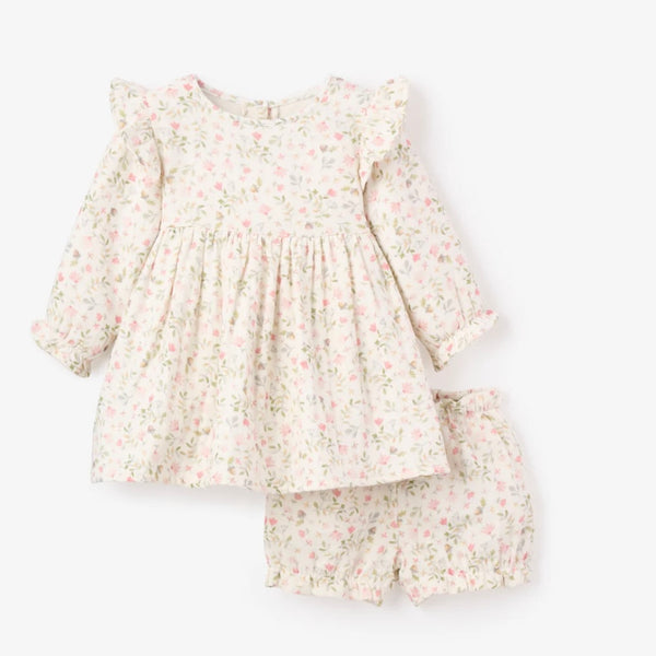 Folklore Floral Muslin Dress & Bloomer - Juniper Collective LLC