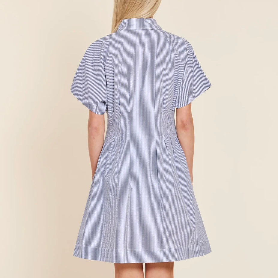Stripe Dart Waist Dress - Juniper Collective LLC