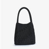 Hollace Faux Woven Suede Handbag - Juniper Collective LLC
