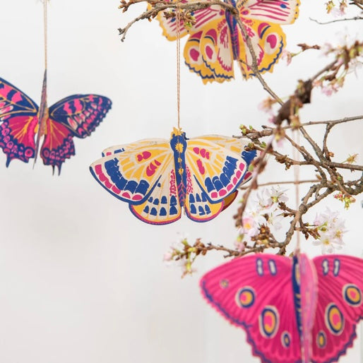 Butterflies Paper Ornaments - Juniper Collective LLC