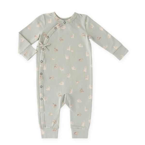 Hoppy Bunny Kimono Romper - Juniper Collective LLC