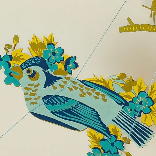 Birds & Nests Sewn Garland - Juniper Collective LLC