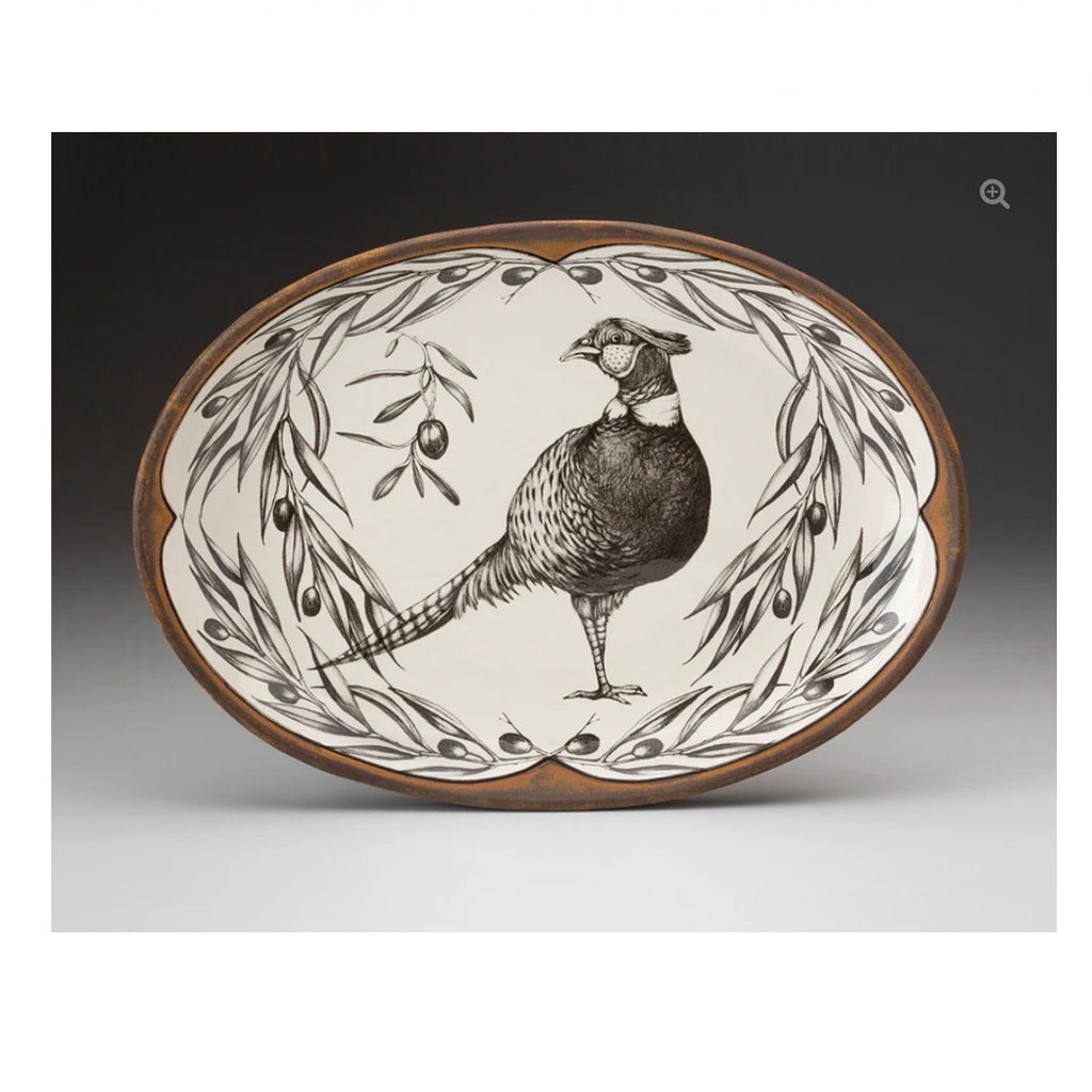 Laura Zindel Small Oval Platter - Juniper Collective LLC