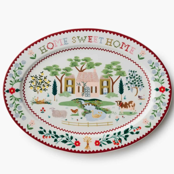 Home Sweet Home Serving Platter - Juniper Collective LLC