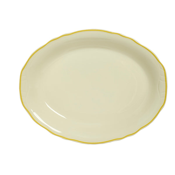 Sunshine Scallop Oval Platter - Juniper Collective LLC