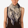 French Scarf Piranesi in Navy - Juniper Collective LLC