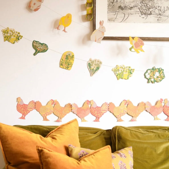 Chicken Concertina Garland - Juniper Collective LLC