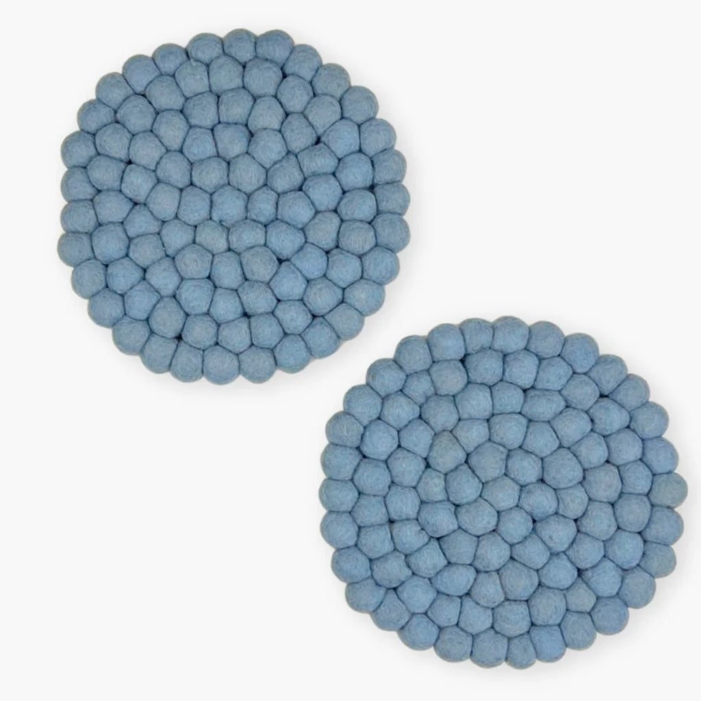 Small Felt Coasters, Set of 2 - Juniper Collective LLC