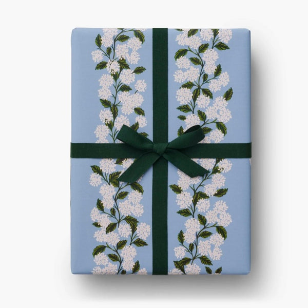 Hydrangea Wrapping Paper - Juniper Collective LLC
