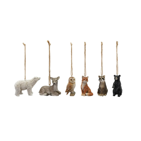 Resin Animal Ornaments - Juniper Collective LLC