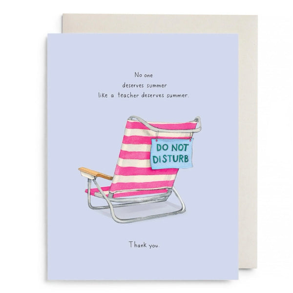 Beach Teach Thank you Card - Juniper Collective LLC