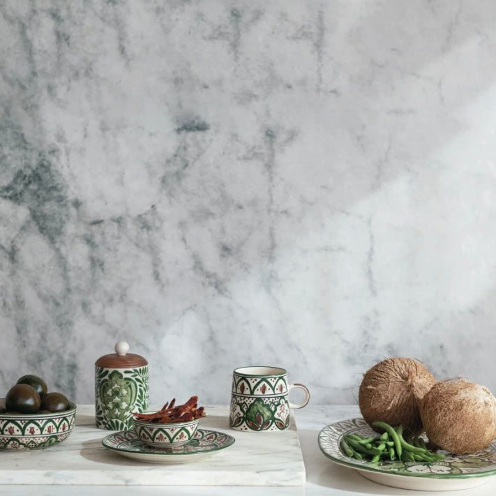 Hand Painted Stoneware Mug - Thumbnail 3