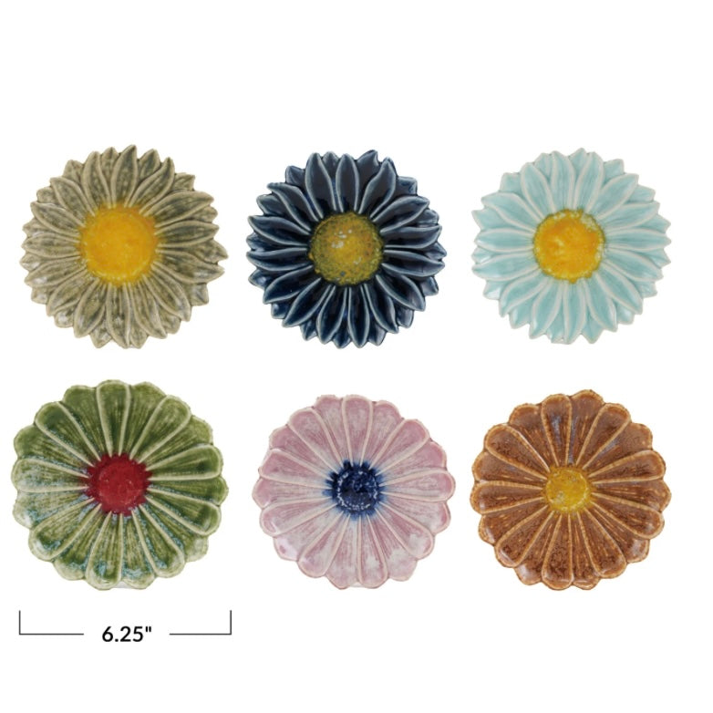 Flower Dessert Plates - Juniper Collective LLC