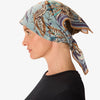 French Square Scarf in  Pagode Denim - Juniper Collective LLC