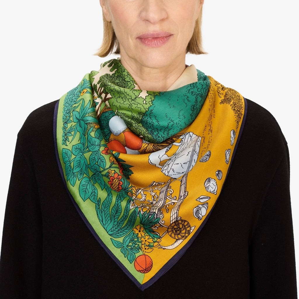 French Scarf Quatre Saisons - Juniper Collective LLC