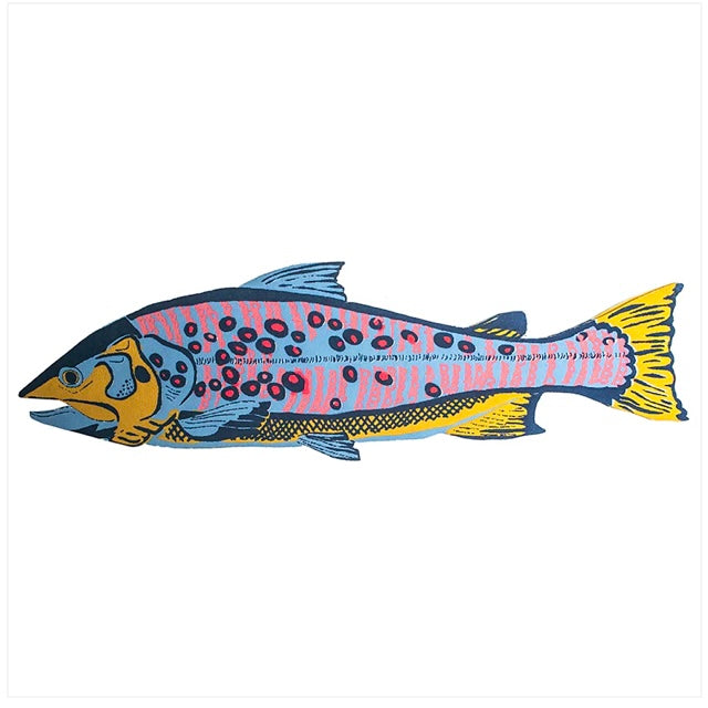 Trout Greeting Card - Juniper Collective LLC