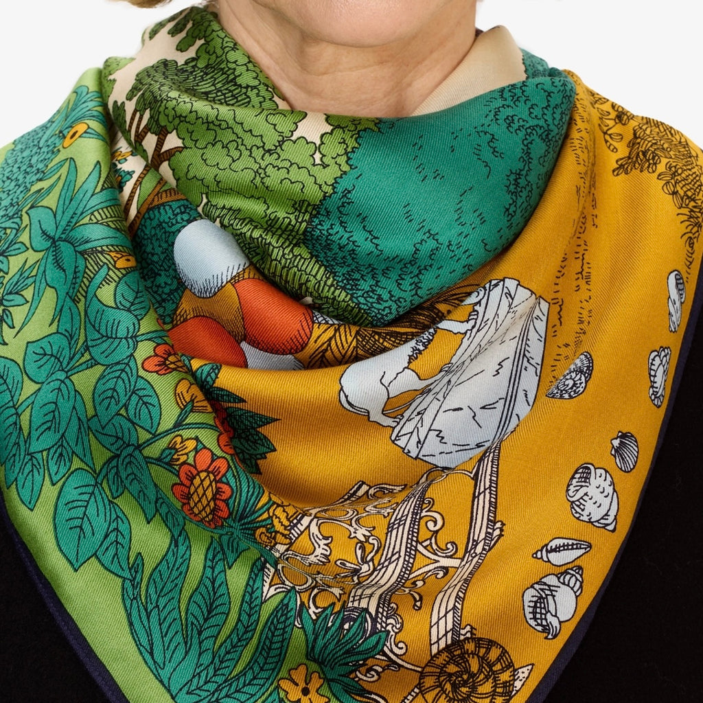 French Scarf Quatre Saisons - Juniper Collective LLC
