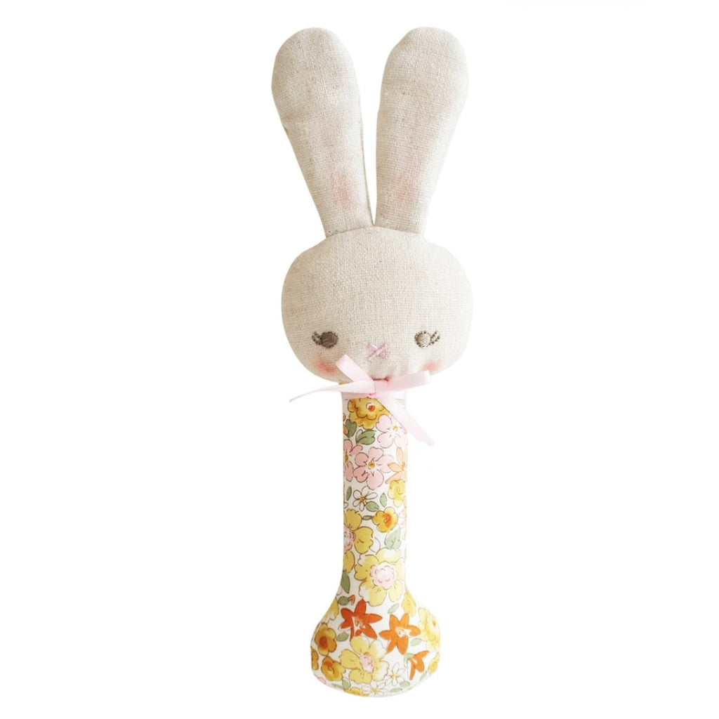 Bunny Stick Rattle - Juniper Collective LLC