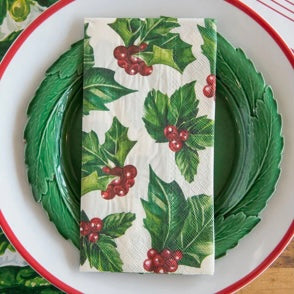 Holly Guest Napkins - Thumbnail 3
