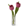 Tulip Premade in Glass Vase - Juniper Collective LLC