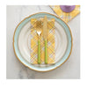 Yellow Plaid Guest Napkin - Juniper Collective LLC