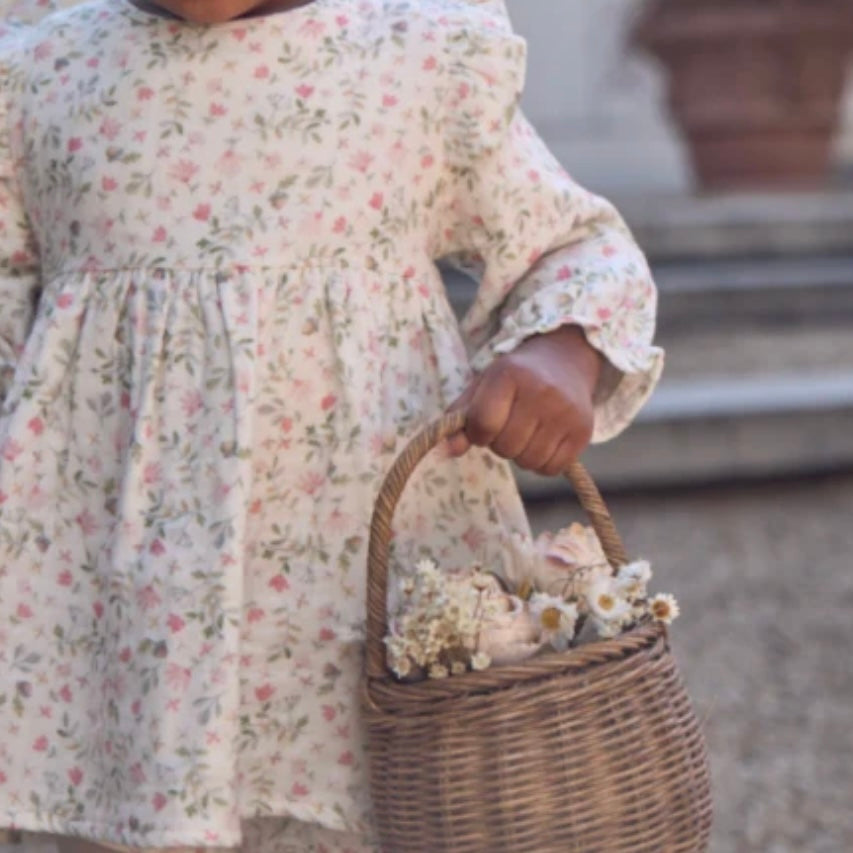 Folklore Floral Muslin Dress & Bloomer - Juniper Collective LLC