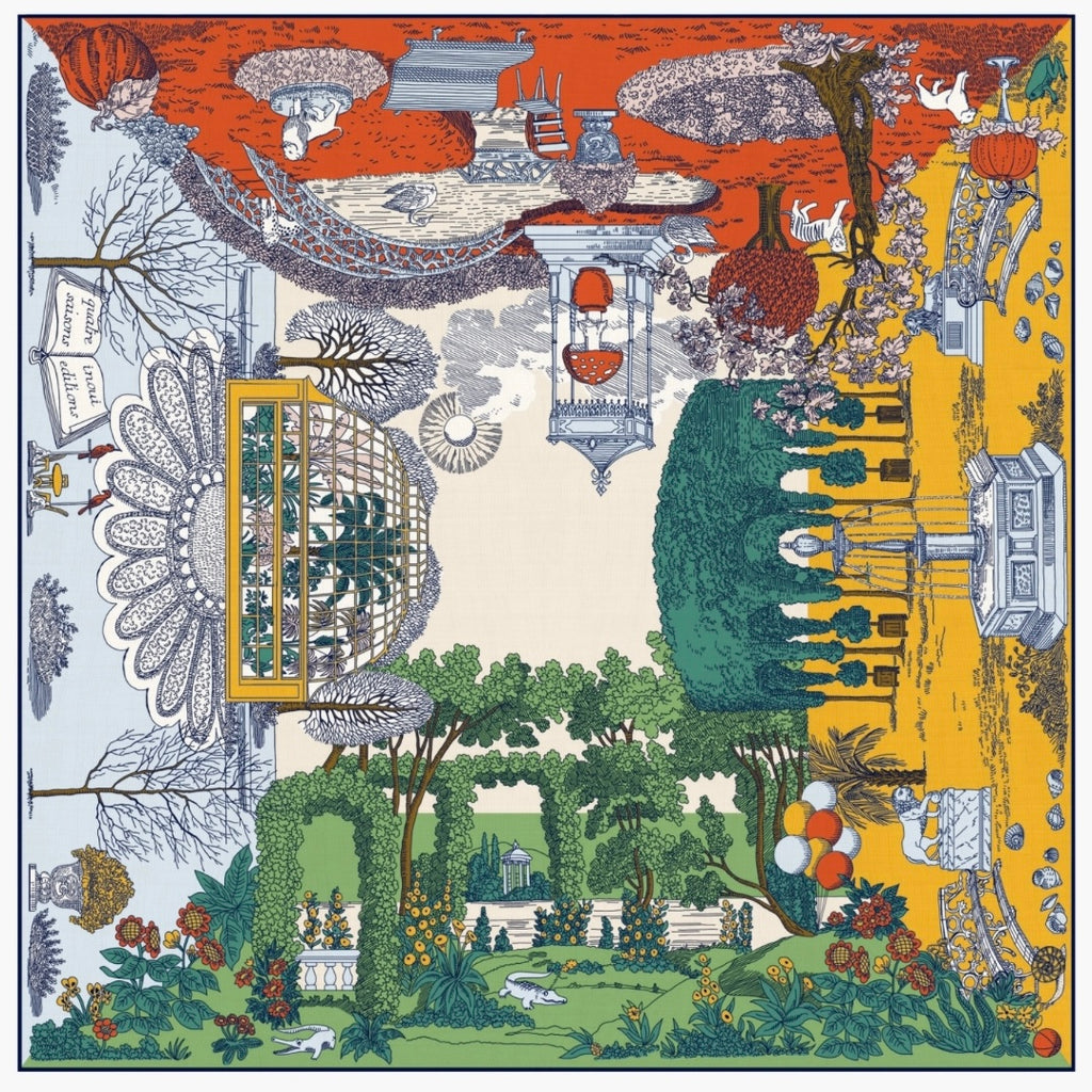 French Scarf Quatre Saisons - Juniper Collective LLC