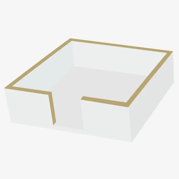 Cocktail Napkin Holder in White - Juniper Collective LLC