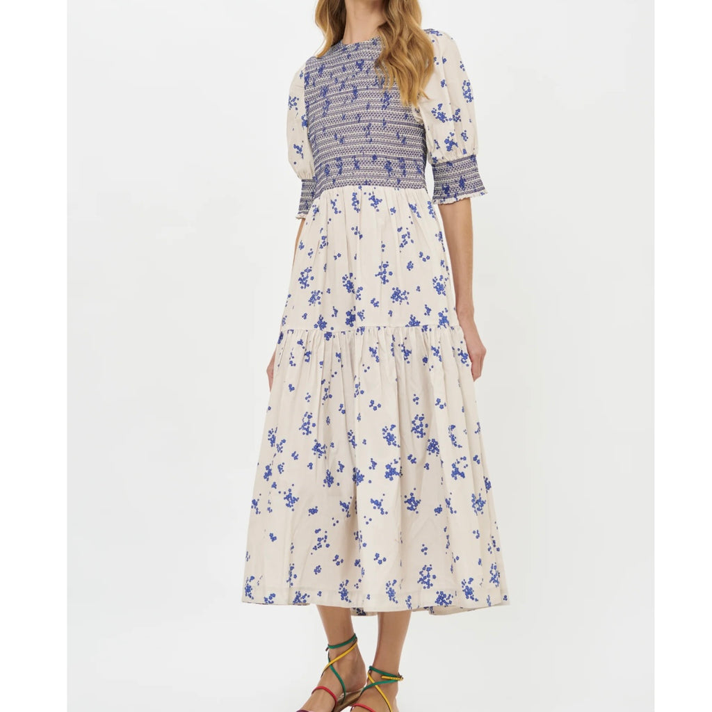 Quinn Alyssum Cream Dress - Juniper Collective LLC