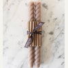 Beeswax Rope Taper Pair - Juniper Collective LLC