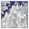 French Scarf Piranesi in Navy - Juniper Collective LLC