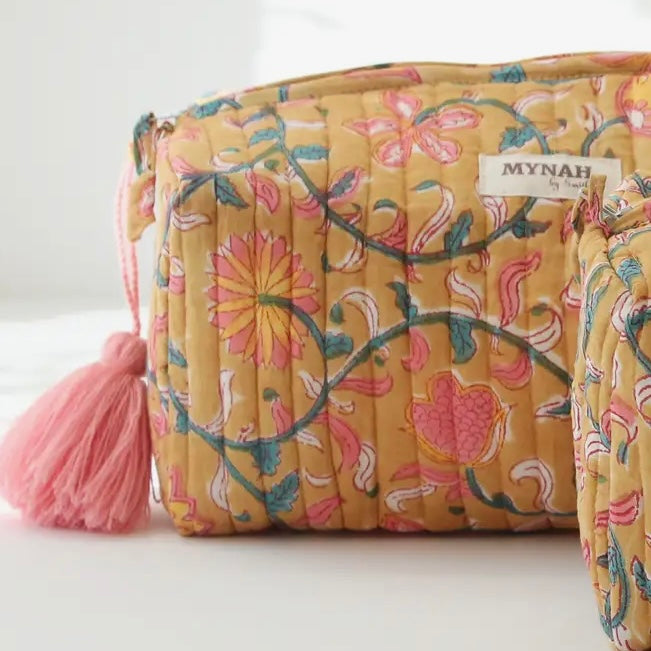 Floral Travel Bag-Large - Juniper Collective LLC