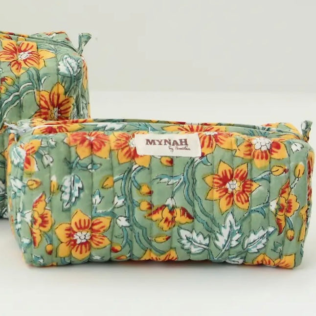 Floral Organizer Pouch-Small - Juniper Collective LLC